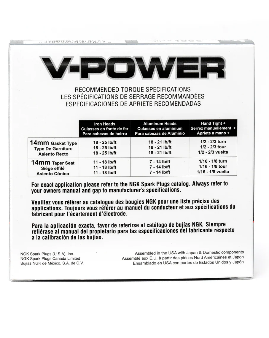 NGK V-Power Spark Plugs (3.8L) - Image 3